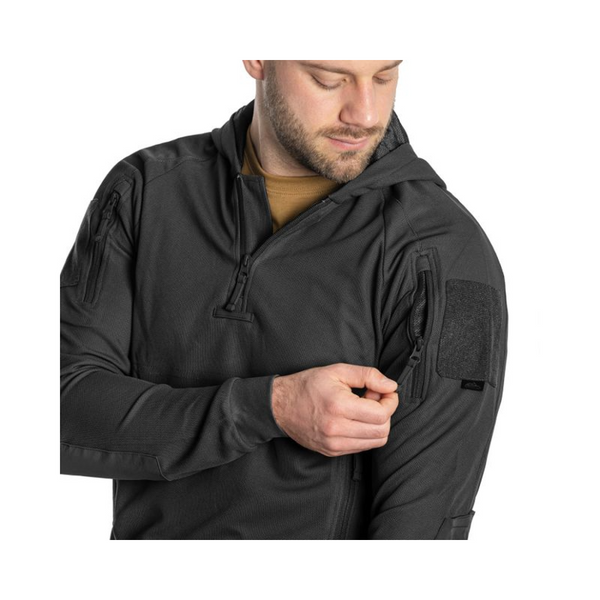 Кофта тактична Helikon-Tex RANGE HOODIE - TopCool, чорний, розмір L 67285 фото