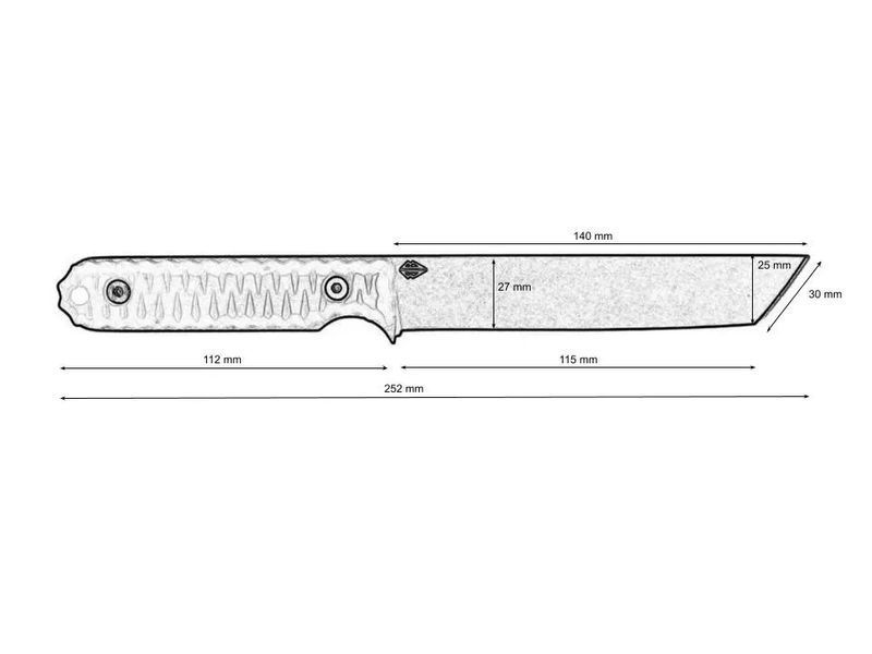 Blade Brothers Knives нож Ямато Стоунвош BBK-00406 фото