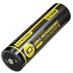 Аккумулятор 18650 (2600mAh, USB-C) Nitecore NL1826R 6-1020-r фото