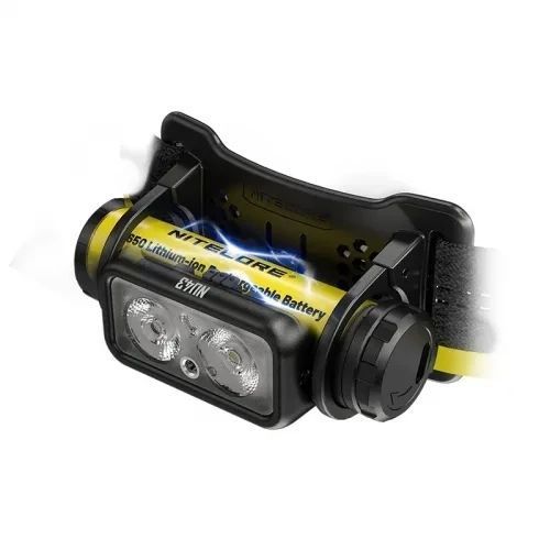 Фонарь налобный Nitecore NU43 (Белый + Красный LED, 1400 люмен, 9 режимов, 1x18650, USB-C, датчик приближения) 6-1490 фото