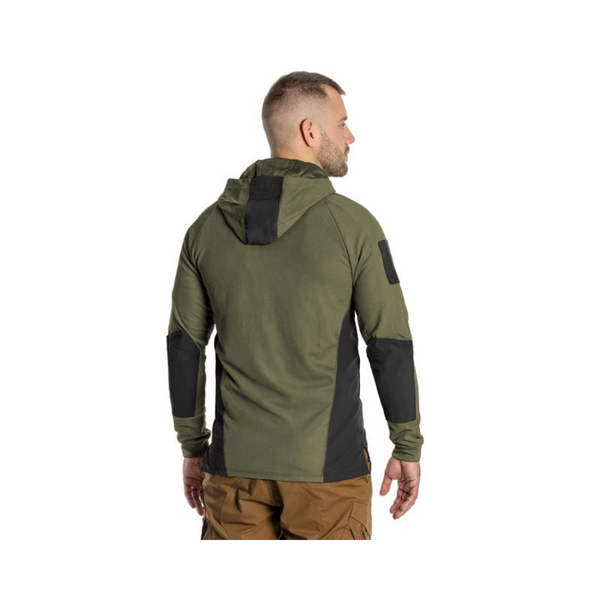 Кофта тактична Helikon-Tex RANGE HOODIE - TopCool, оливковий, розмір S 67288 фото