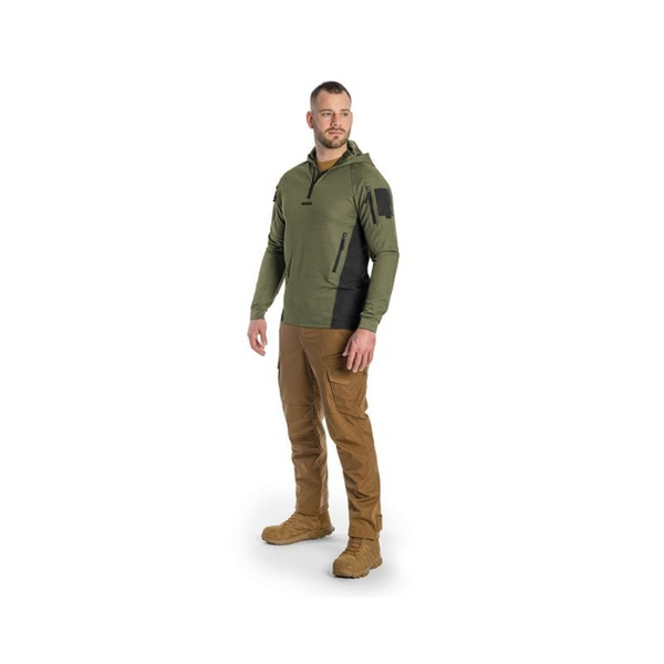 Кофта тактична Helikon-Tex RANGE HOODIE - TopCool, оливковий, розмір S 67288 фото