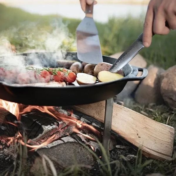 Лопатка для гриля Petromax Flexible Spatula довга ручка 41 см flex2 фото