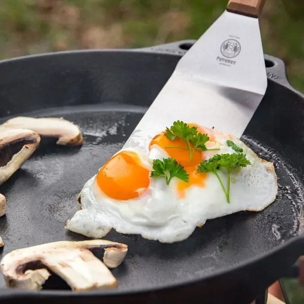 Лопатка для гриля Petromax Flexible Spatula довга ручка 41 см flex2 фото