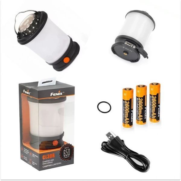 Фонарь Fenix CL30R, черный CL30R фото