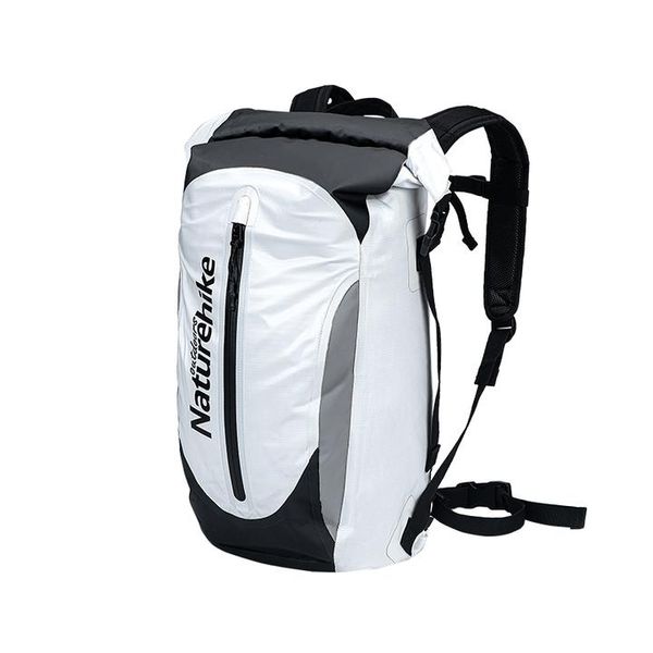 Рюкзак водонепроникний Naturehike NH20FSB01, 500D PVC, 30 л, білий 57614 фото