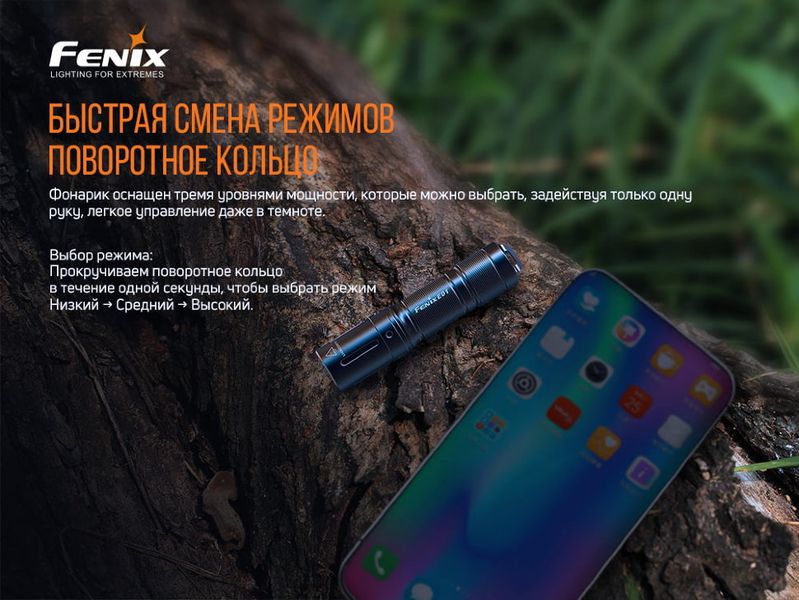 Ліхтар ручний Fenix E01 V2.0 блакитний 51679 фото