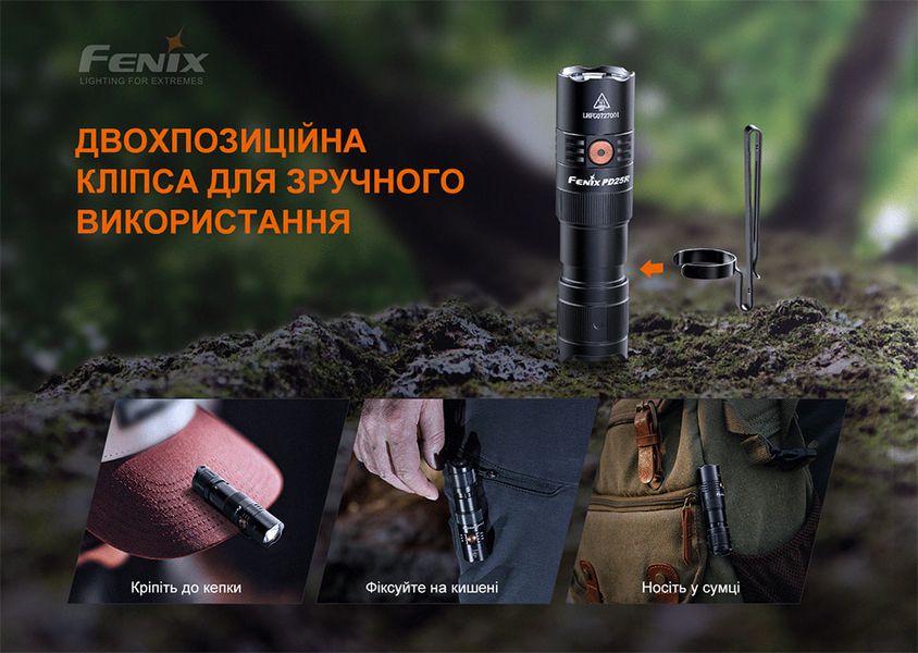 Ліхтар ручний Fenix PD25R 59255 фото