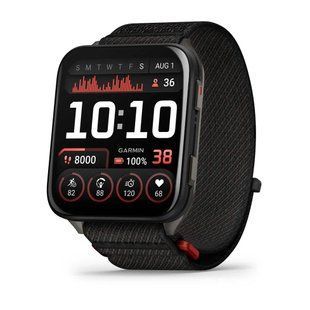 Смарт-часы Garmin Venu X1Black с титановым Slate корпусом 010-02980-02b фото