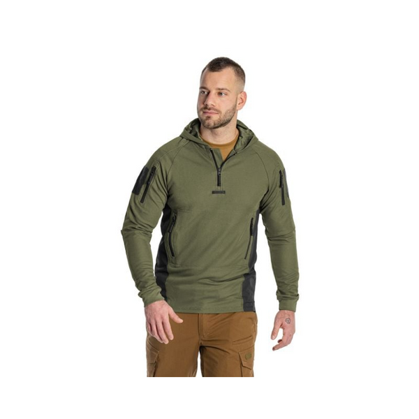 Кофта тактична Helikon-Tex RANGE HOODIE - TopCool, оливковий, розмір M 67289 фото