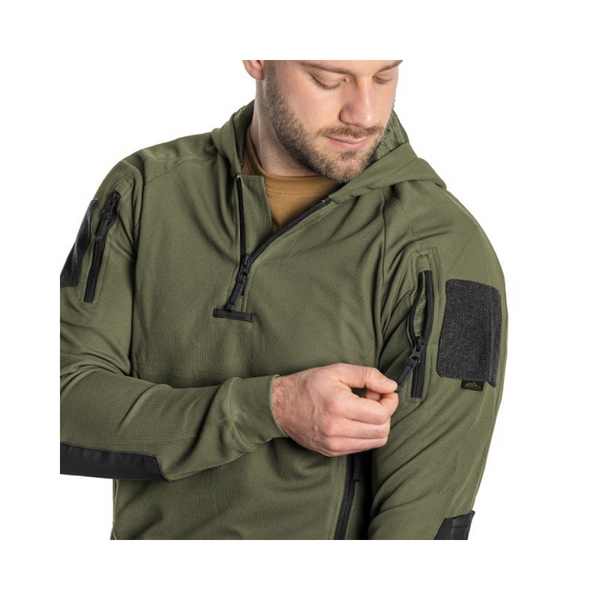 Кофта тактична Helikon-Tex RANGE HOODIE - TopCool, оливковий, розмір L 67290 фото