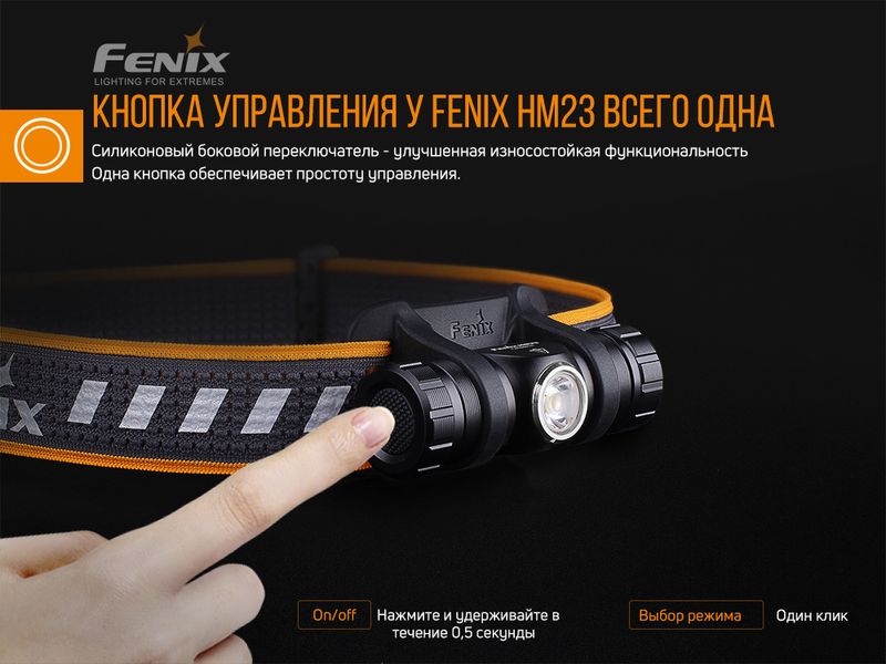 Ліхтар налобний Fenix HM23 45423 фото