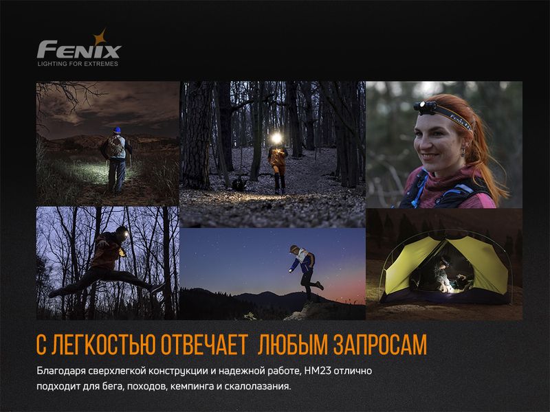 Ліхтар налобний Fenix HM23 45423 фото