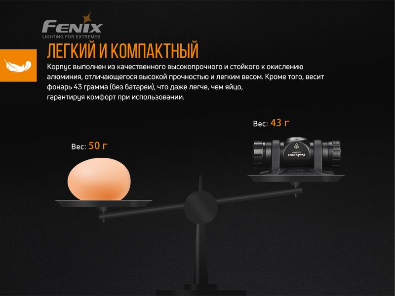 Ліхтар налобний Fenix HM23 45423 фото