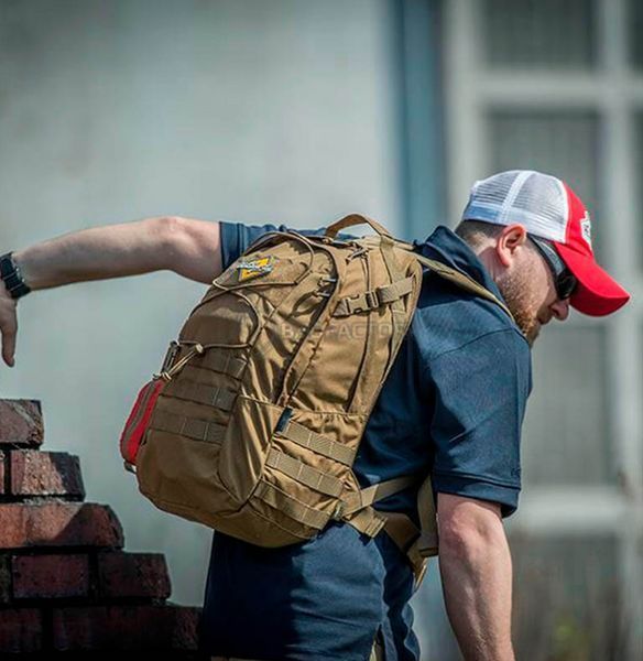 Рюкзак туристический Helikon-Tex 21л Backpack - Nylon Polyester Blend - Melange Black-Grey (PL-EDC-NP-M1) PL-EDC-NP-M1 фото