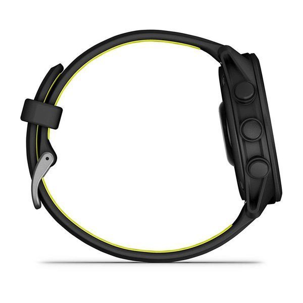 Смарт-годинник Garmin Forerunner 170 Music Black чорний із Black Yellow силіконовим ремінцем 010-03920-10 фото