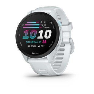 Смарт-часы Garmin Forerunner 70 Whitestone с белым селиконовым ремешком 010-04307-01 фото
