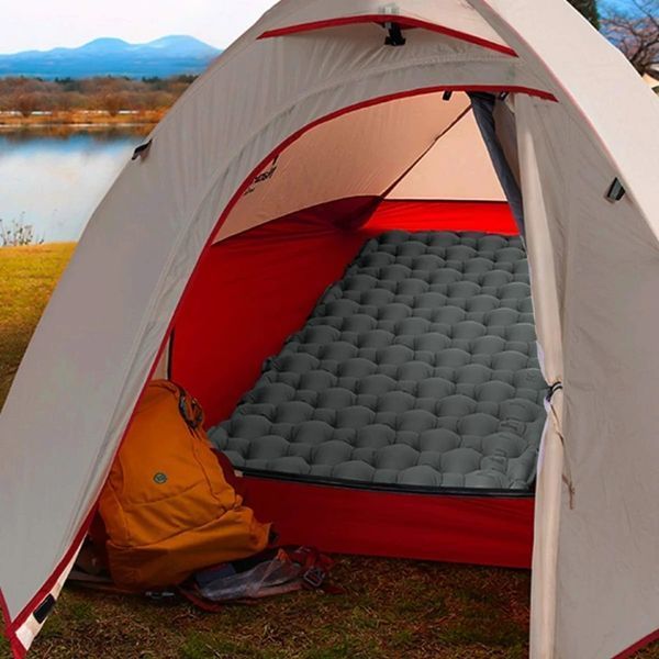 Надувний килимок Naturehike FC-10 NH19Z001-P, 65 мм, графіт NH19Z001-P фото