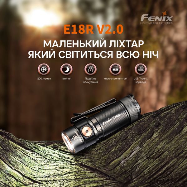 Ліхтар ручний Fenix E18R V2.0 58676 фото