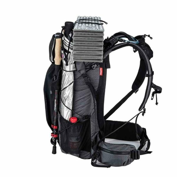 Рюкзак туристичний Naturehike Rock NH20BB113, 40+5 л, чорний 57603 фото