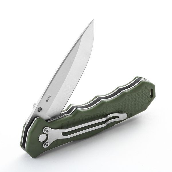 Нож складной карманный Ganzo G616-GR (7.9 см) 440C / ABS зеленый G616-GR фото