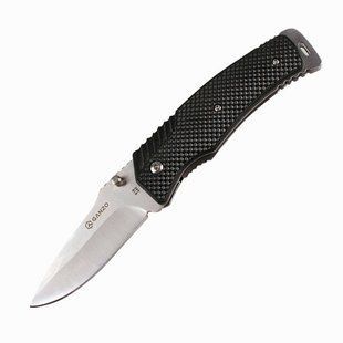 Нож складной туристический Ganzo G618 (8 см) 440C / ABS черный G618 фото