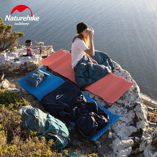 Килимок складний IXPE Naturehike NH19QD008, алюмінієва плівка, 185x56х1,8 см, оливковий зелений 59417 фото