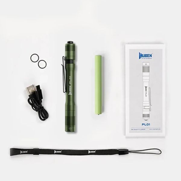 WUBEN PL01 Green Ліхтарик ручний wub-pl01 фото