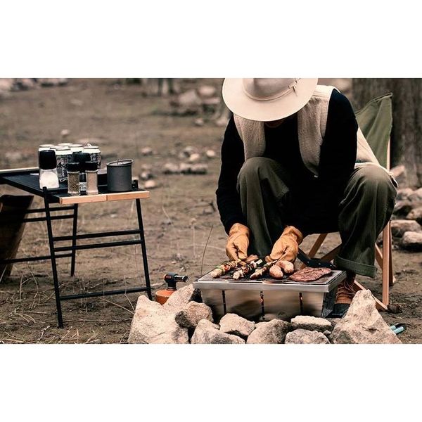 Гриль портативний Naturehike Picnic BBQ Grill NH20CJ006, р-р L, сталь 58338 фото