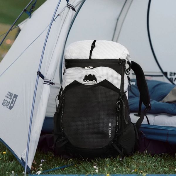Рюкзак туристический Naturehike Helium CNK2450XB016, 40 л, белый, L CNK2450XB016 фото