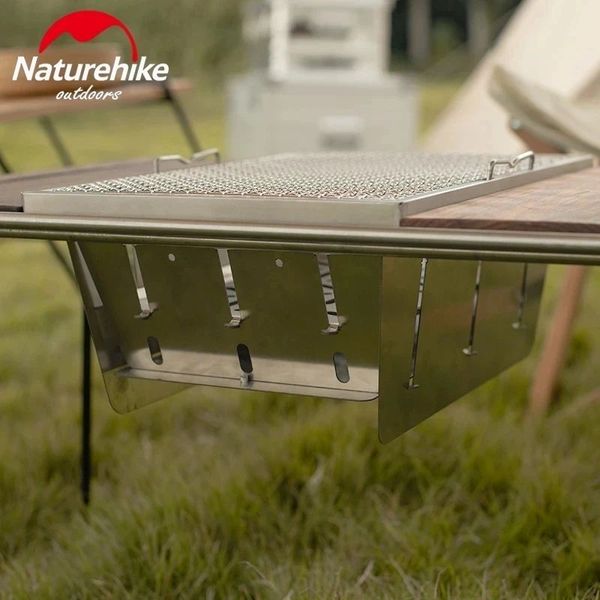 Гриль портативний Naturehike Picnic BBQ Grill NH20CJ006, р-р L, сталь 58338 фото