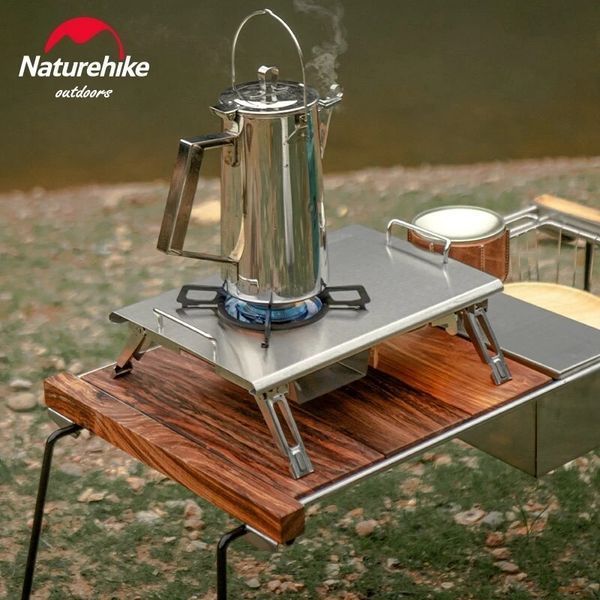 Горелка-стол кемпинговая Naturehike NH20RJ001 серебристая NH20RJ001 фото