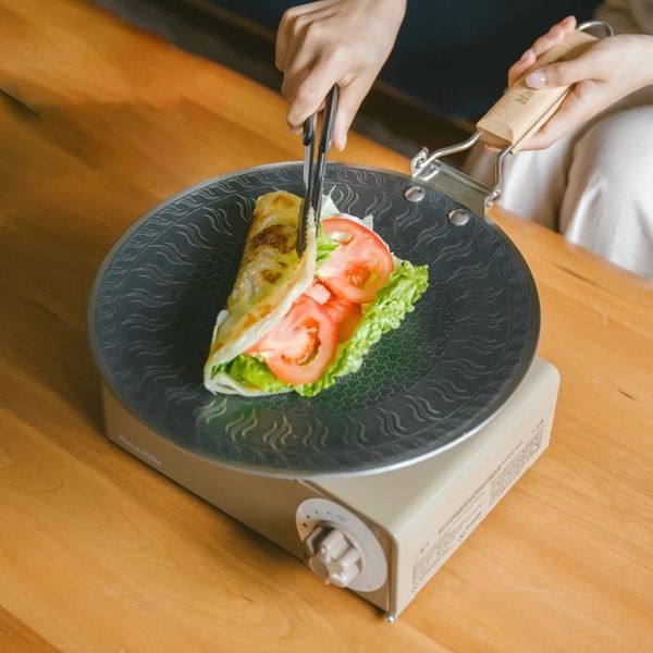 Сковорода из нержавеющей стали со складывающейся ручкой Naturehike CNK2550CF011, 29,5 х 29,5 см CNK2550CF011 фото
