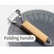 Сковорода из нержавеющей стали со складывающейся ручкой Naturehike CNK2550CF011, 29,5 х 29,5 см CNK2550CF011 фото 3