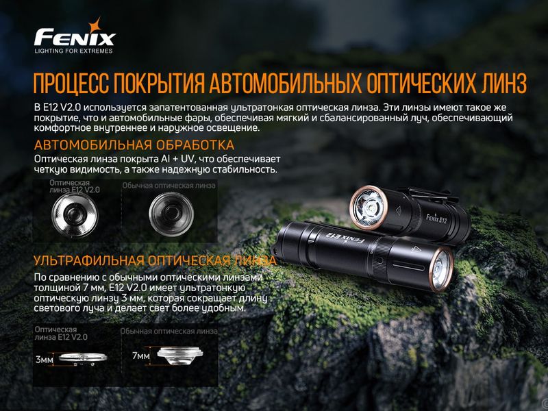 Ліхтар ручний Fenix E12 V2.0 50963 фото