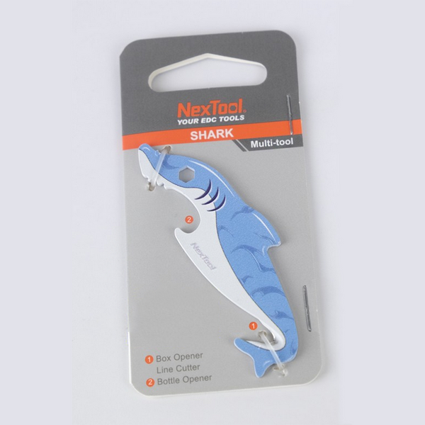 Міні-Мультитул NexTool EDC box cutter Shark KT5521Blue 45380 фото