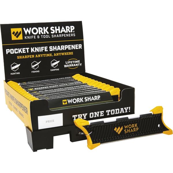 Комплект механічних точилок Work Sharp POCKET KNIFE SHARPENER 12 PACK & 1 DISPLAYS WSGPS-12 62185 фото