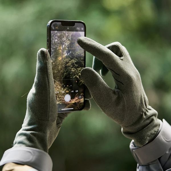 Рукавички вітрозахисні із сенсочутливими пальцями Naturehike CYY2341KA024, розмір XL, чорні CYY2341KA024 фото
