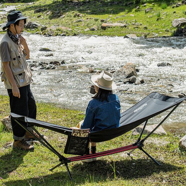 Гамак розкладний одномісний Naturehike Outdoor Folding Hammock NH20JJ011, 300D Oxford, чорний 57637 фото