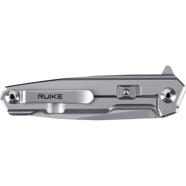 Нож складной туристический Ruike P875-SZ, (8.9 см) 14C28N / steel 420 серый P875-SZ фото