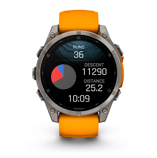 Смарт-годинник&nbsp;Garmin fenix 8 - 47мм, AMOLED Sapphire, Titanium 010-02904-11 фото