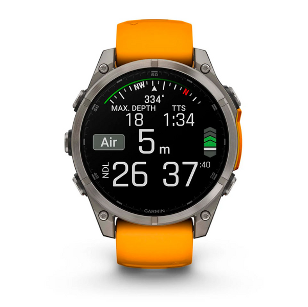Смарт-годинник&nbsp;Garmin fenix 8 - 47мм, AMOLED Sapphire, Titanium 010-02904-11 фото
