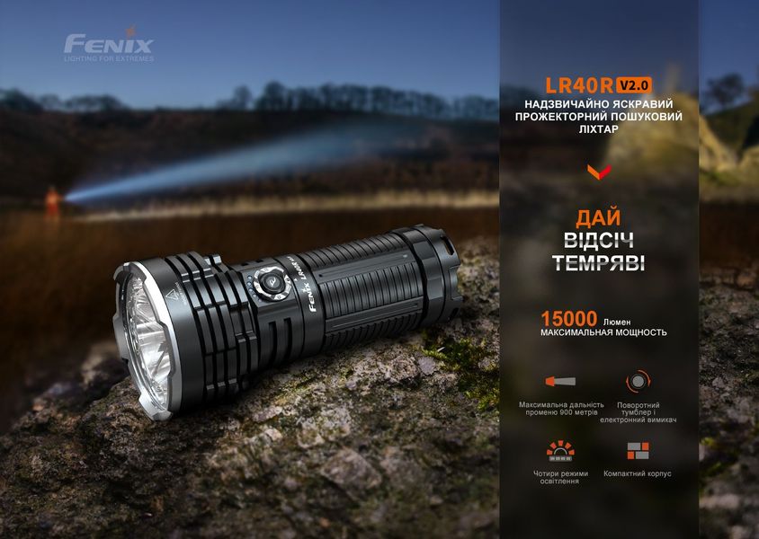 Ліхтар ручний Fenix LR40R V2.0 62731 фото