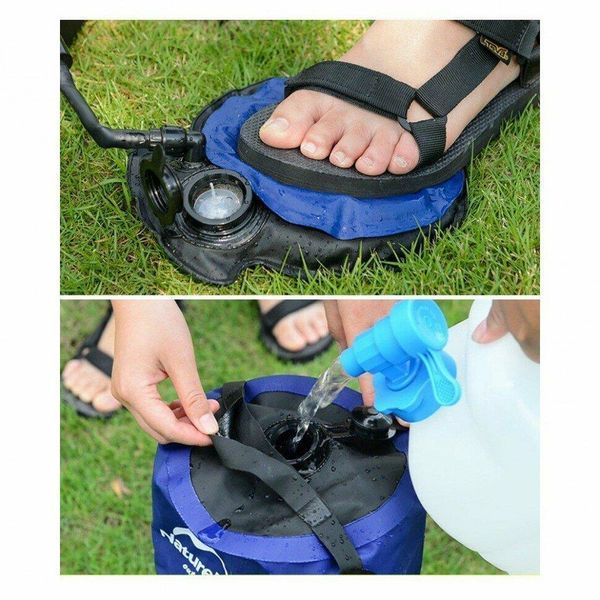 Душ кемпінговий Naturehike NH17L101-D, блакитний 6927595721872 фото