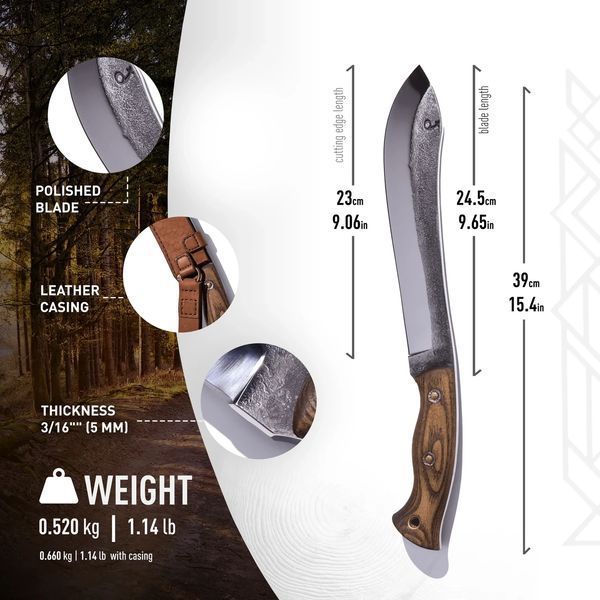 Тесак Fadir Tools Big Bushcraft Knife #9 8013 фото