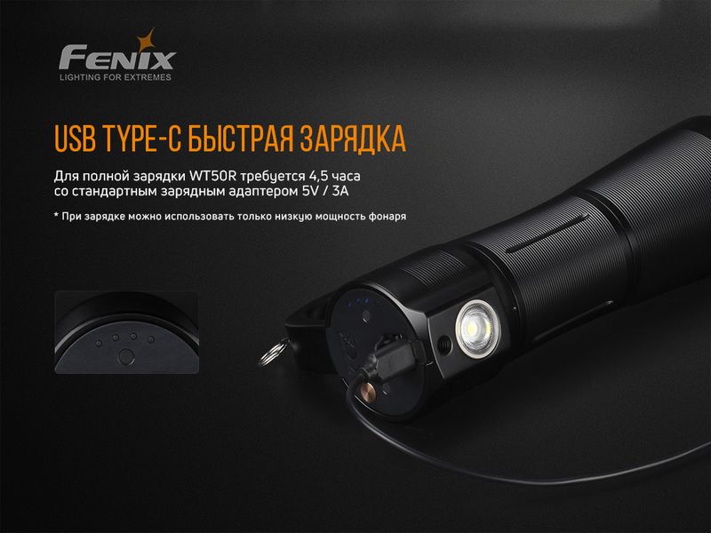 Ліхтар ручний Fenix WT50R 45438 фото