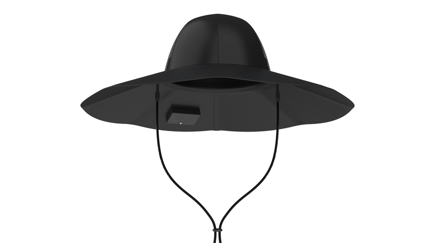 Солнечная шляпа EcoFlow Solar Hat 12W - Черная 5000000247 фото