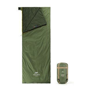 Спальный мешок Naturehike LW180 Mini NH21MSD04, правый, темно-зеленый 6975641884347-R фото
