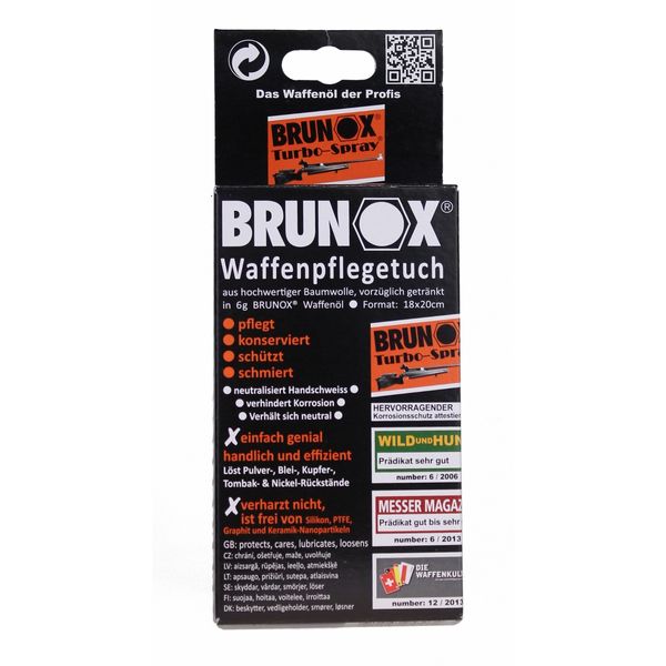 Brunox Gun Care серветки для догляду за зброєю 5шт в коробці 44229 фото