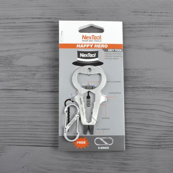 Міні-Мультитул NexTool BOTTLE OPENER Happy Hero KT5007B 45388 фото